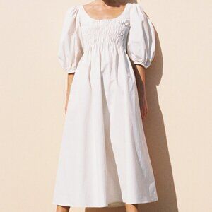 Ciao Lucia White Midi Dress